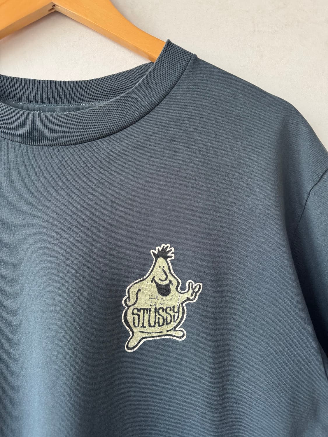 90s 스투시 Blob Man 티셔츠 상품이미지4