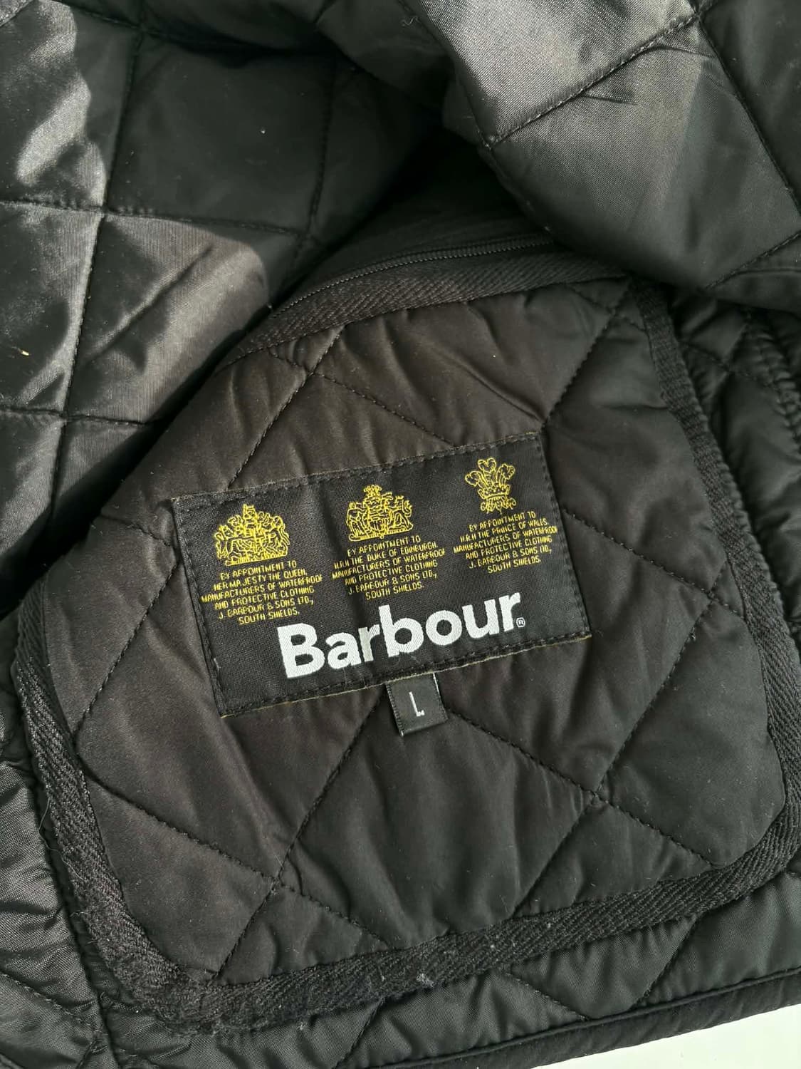 [L] 바버 퀄팅 패딩 베스트 상품이미지4