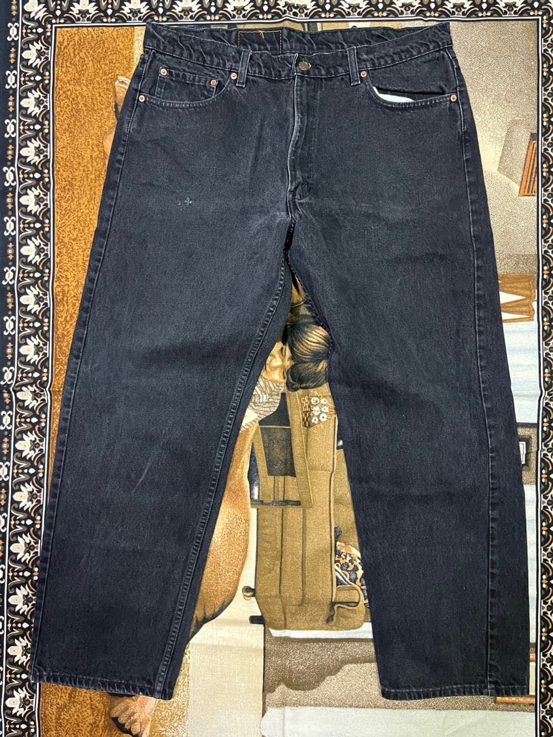 Rare) 90s 리바이스 565 블랙  Canada (38) 상품이미지1