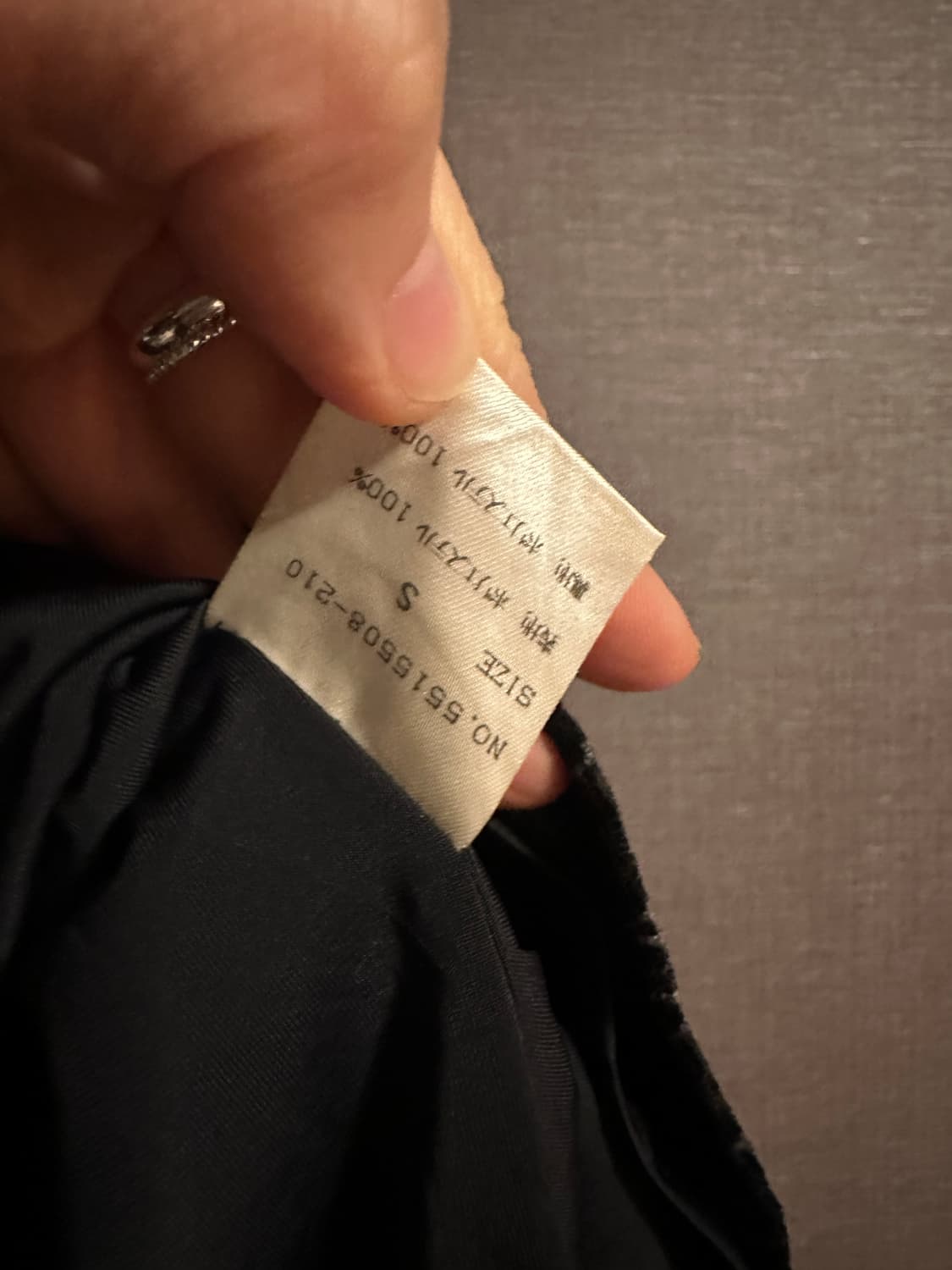 블랙 로즈 패턴 털 장식 민소매 원피스 S 상품이미지6