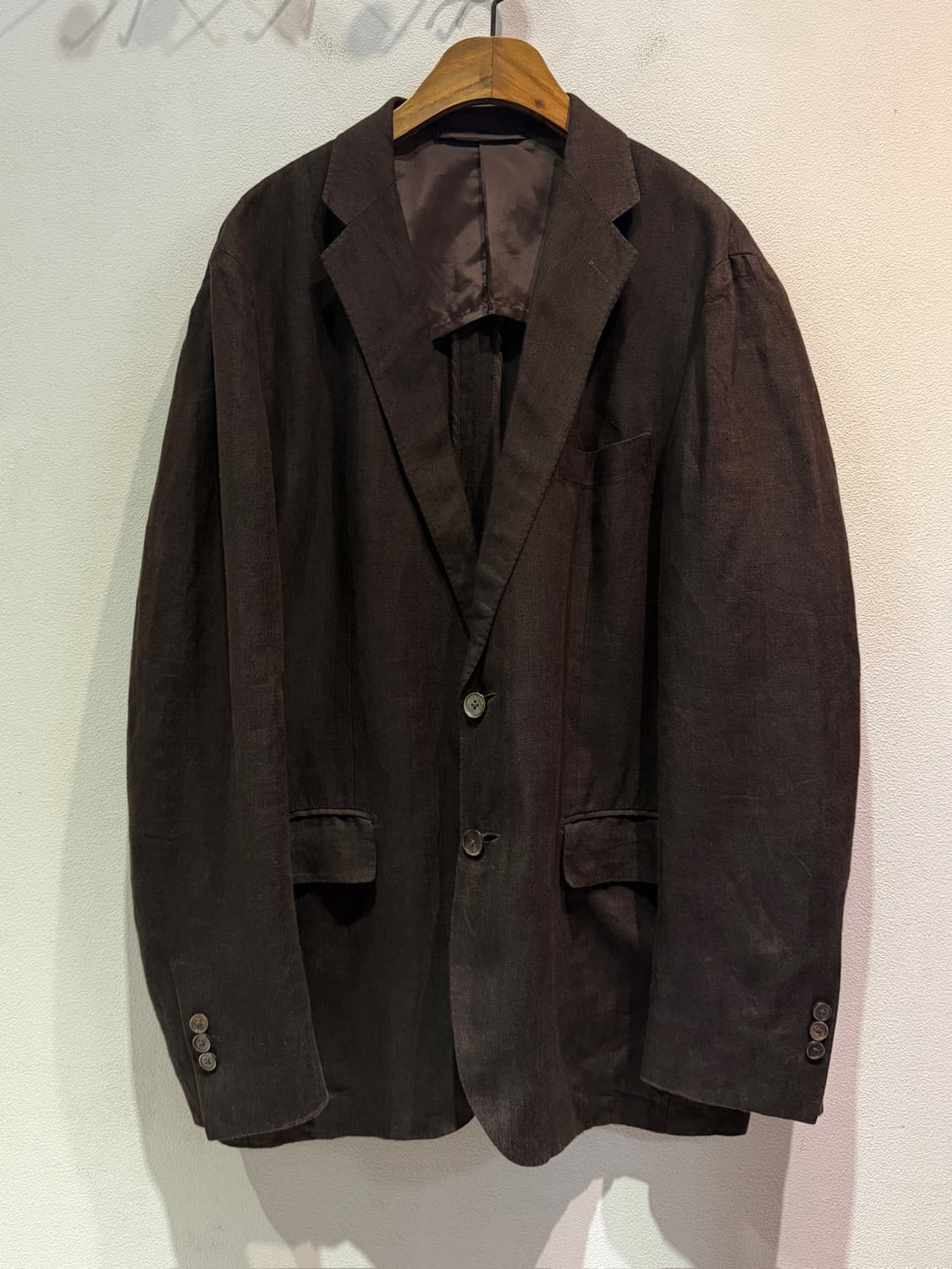 UNITED ARROWS Linen Brown Jacket 상품이미지1