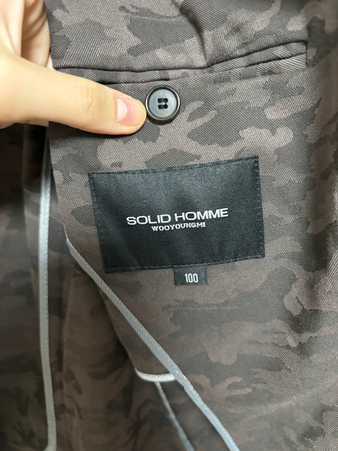 솔리드옴므 카모 블레이저 상품이미지5