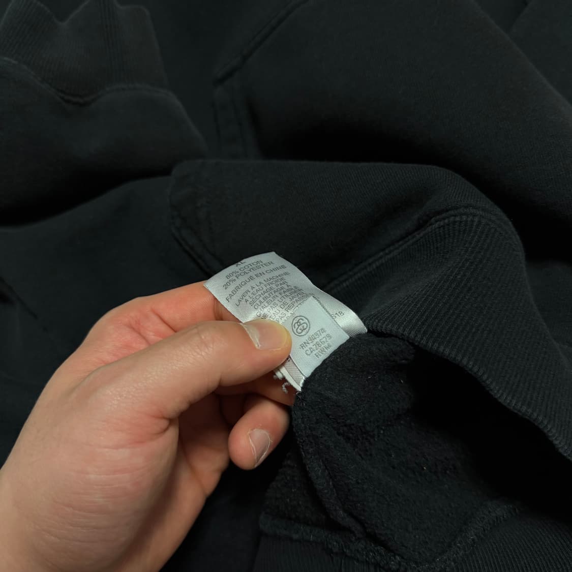 스투시 오사카 블랙 후드티 상품이미지7