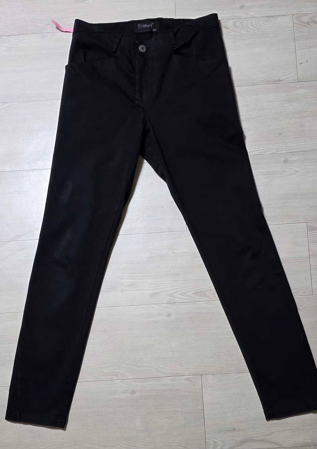 트렌짓 블랙코튼펜츠 xs(30) 상품이미지1