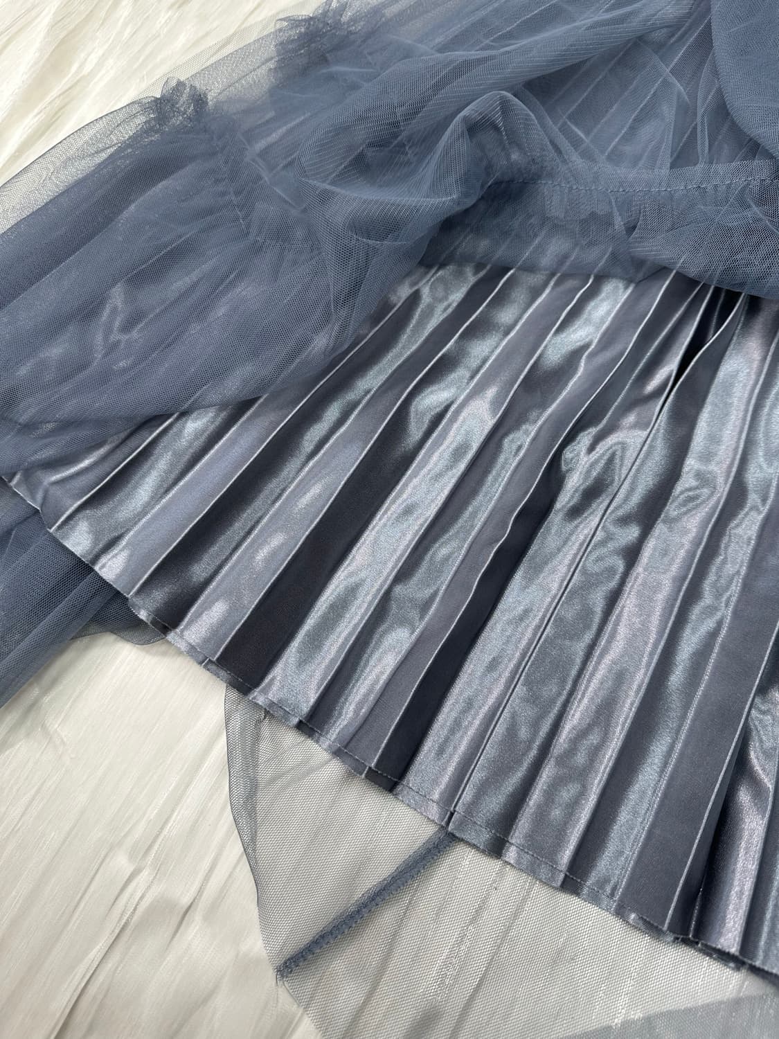 mesh Shirring Skirt 상품이미지7