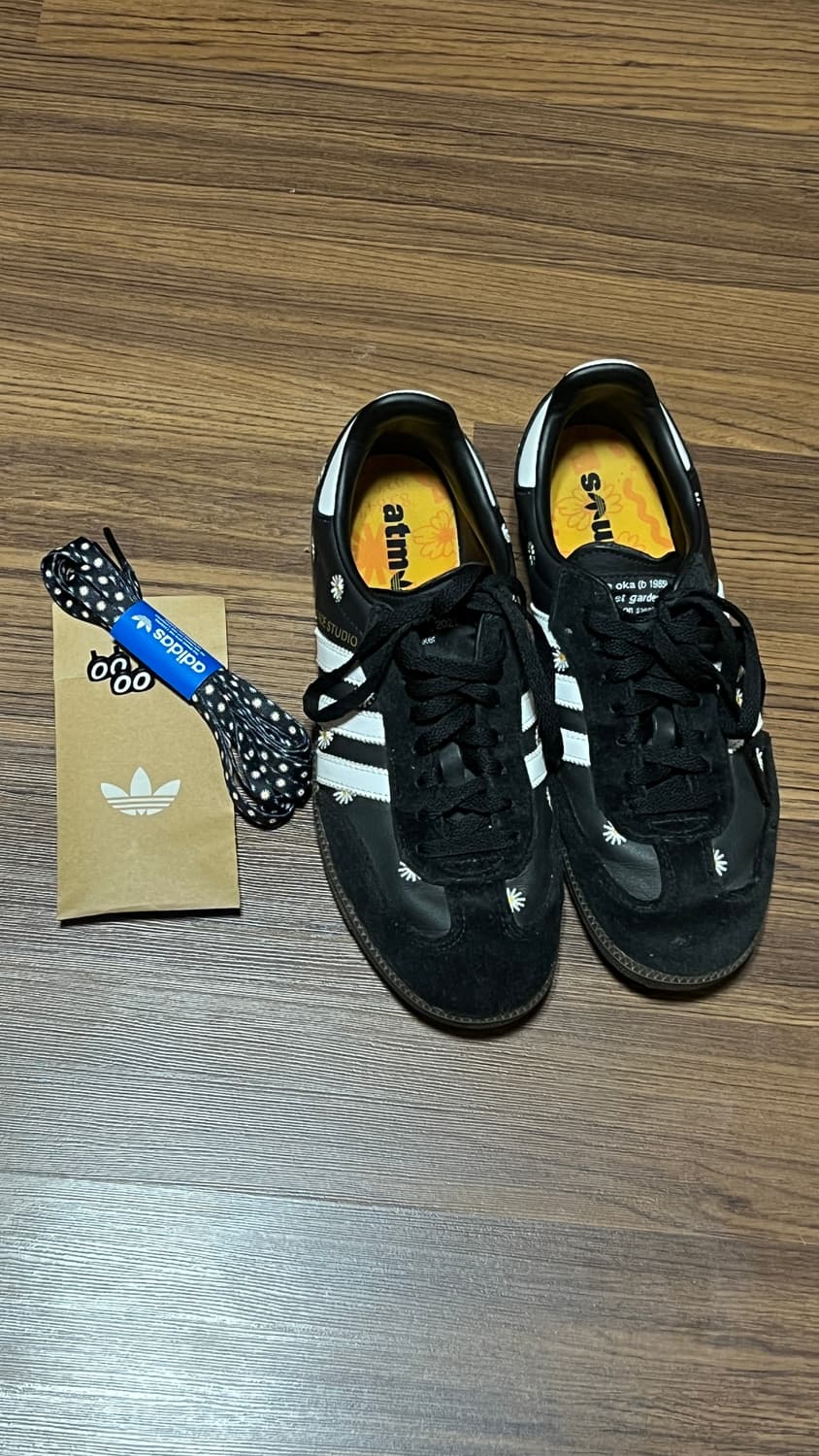 아디다스 x 아트모스 x 페이스 삼바 OG 코어 블랙 270 상품이미지3