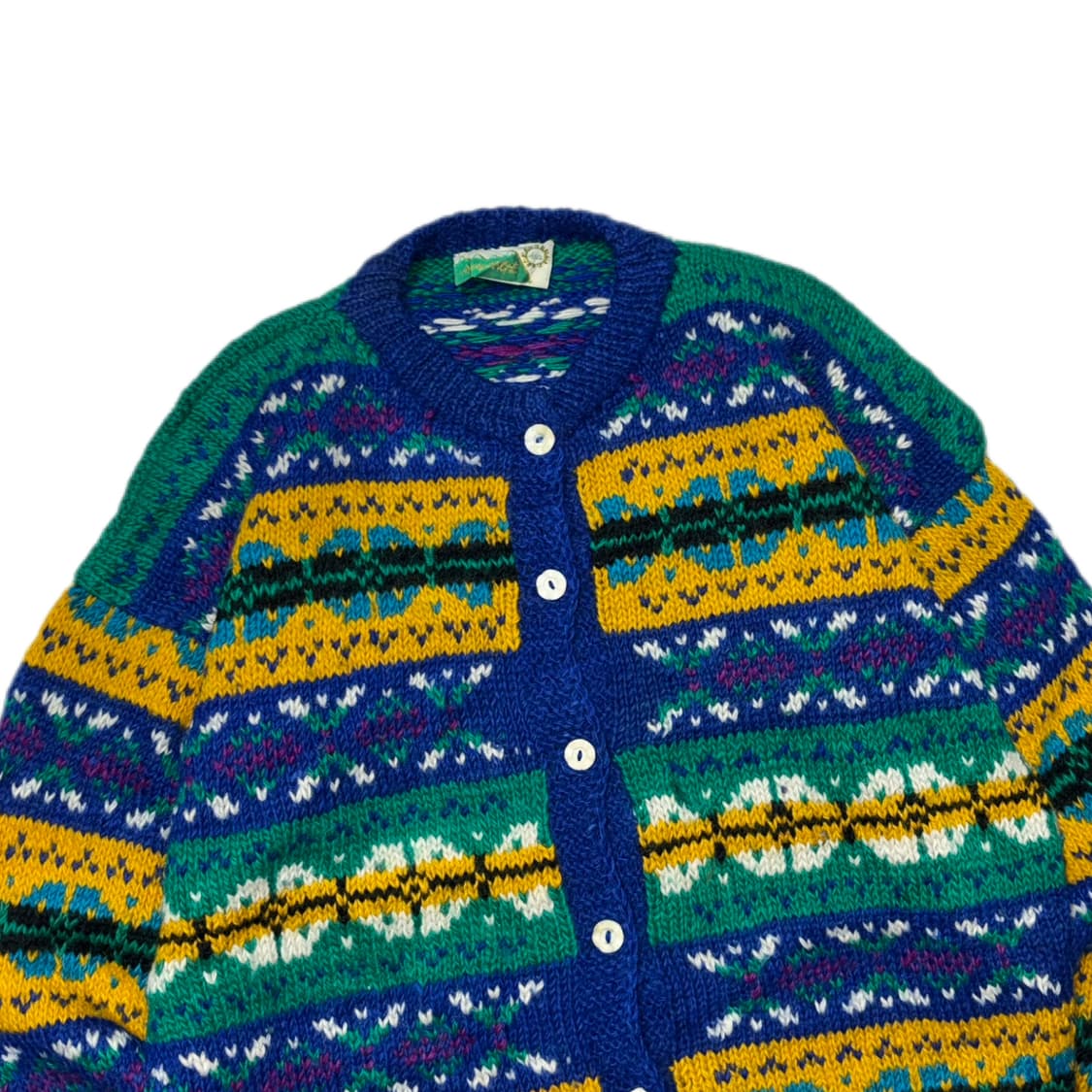 Vintage FairIsle Wool Sweater Cardigan 상품이미지2