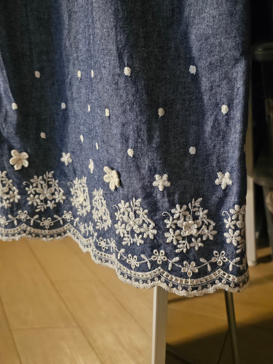 얼쓰뮤직 데님 미디원피스 상품이미지3