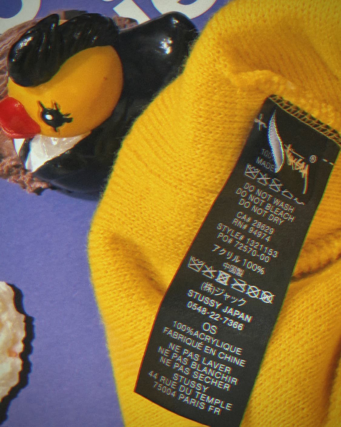 스투시 옐로우 코튼 비니 상품이미지5