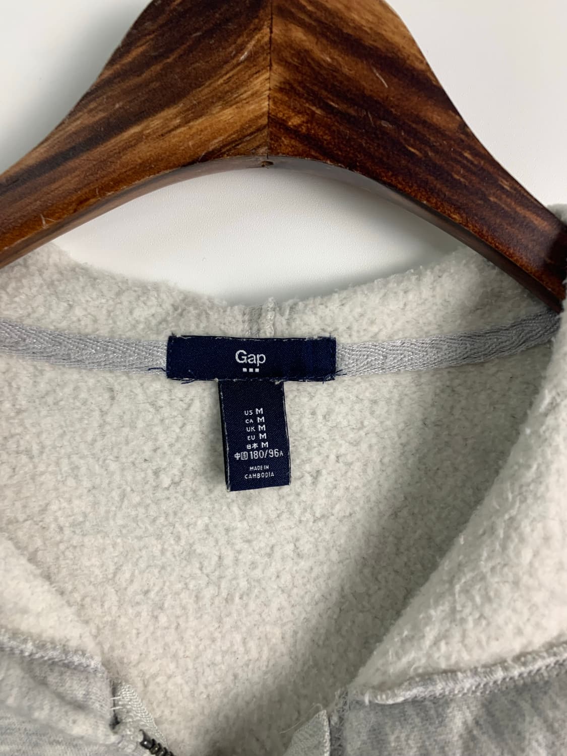 Gap 갭 그레이 후드집업 상품이미지7