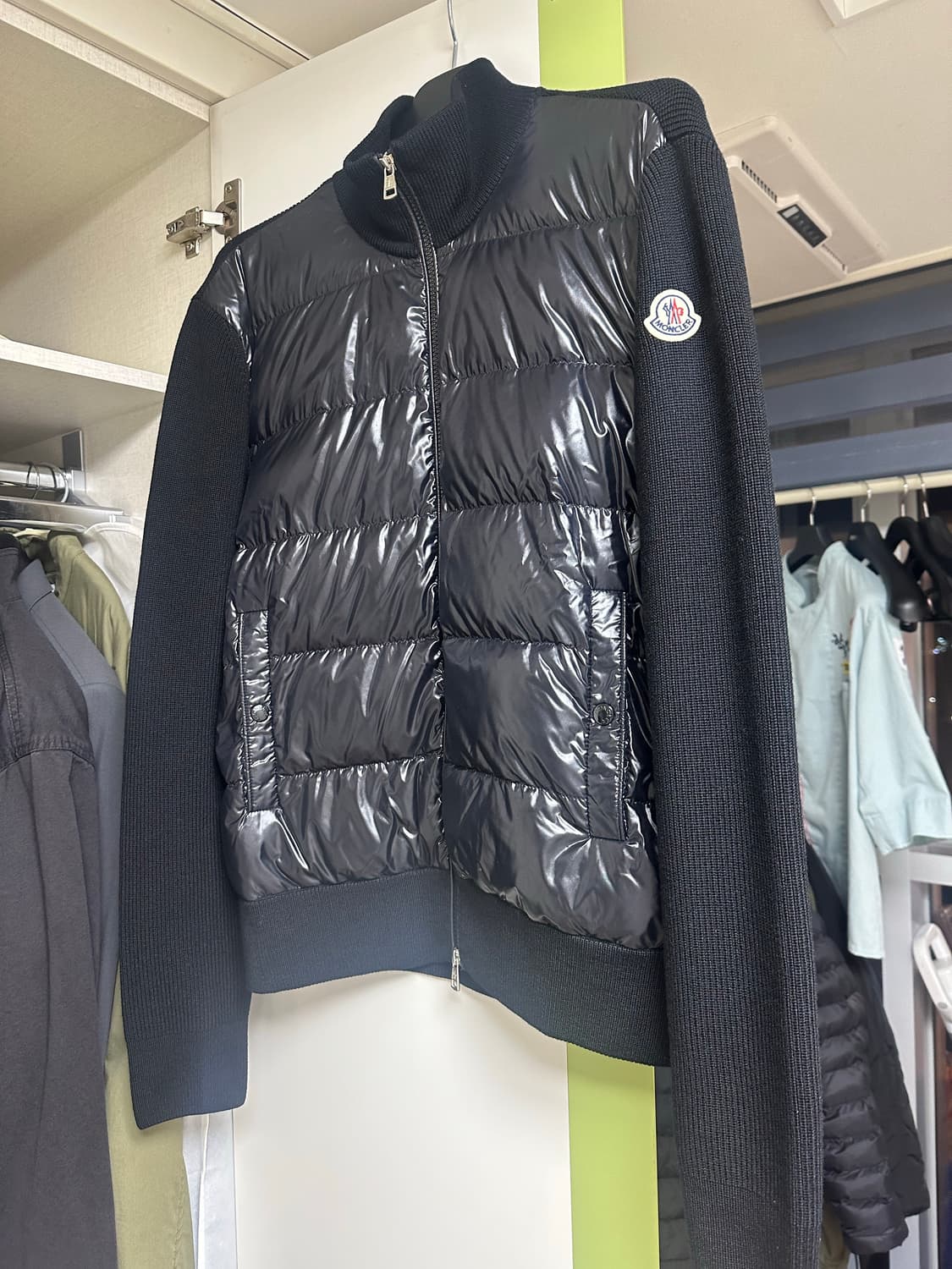 몽클레르 그래픽 패딩 울 가디건 상품이미지2