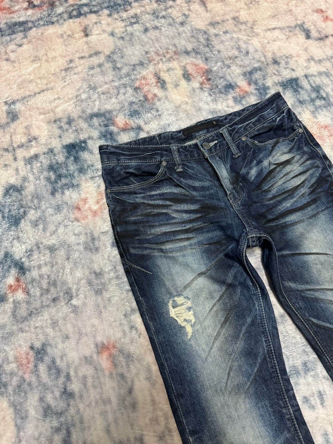 Fuga 00s archive whisker boot cut denim 상품이미지3