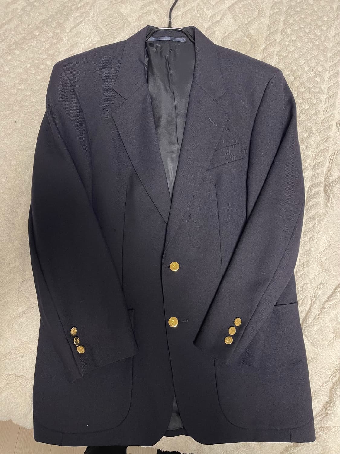 버버리 런던 영국판 네이비 금장 투버튼 블레이저100 상품이미지6