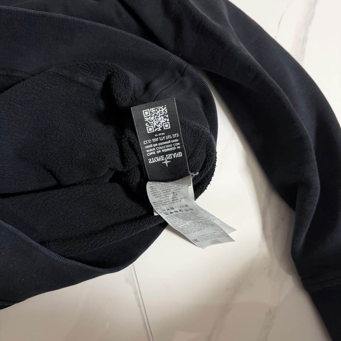 스톤아일랜드 블랙 후드티 L 상품이미지7