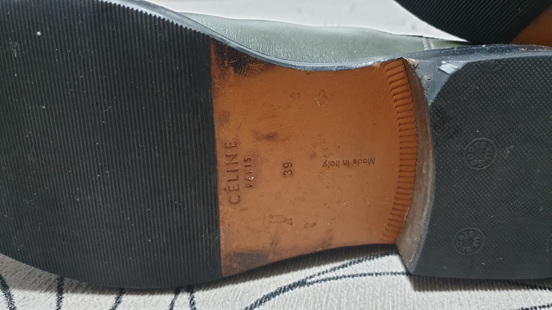 셀린느 올리브 그린 첼시 부츠 39 250 상품이미지5