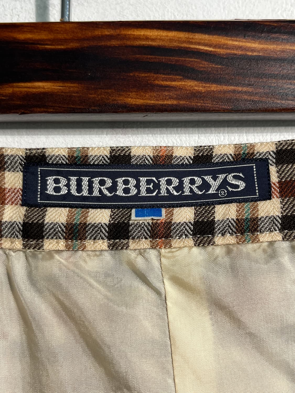 Burberry 버버리 울 100% 플리츠 체크 스커트  상품이미지7