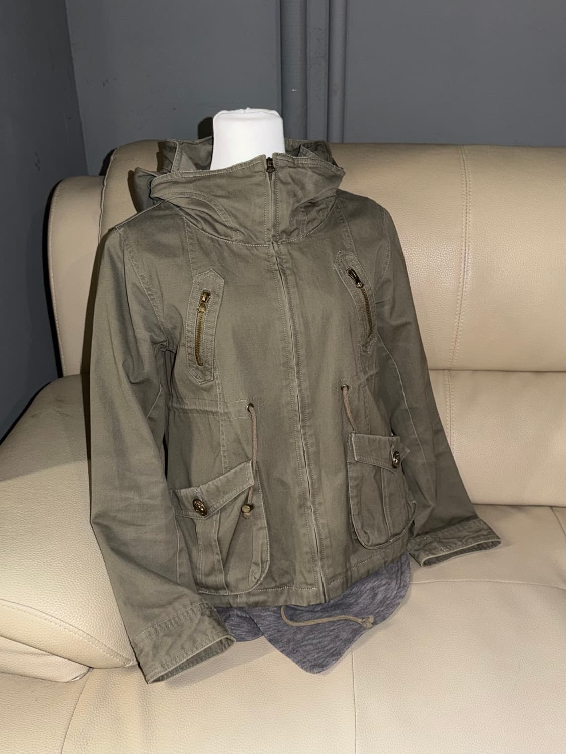 high-neck design pocket detail jk 상품이미지1