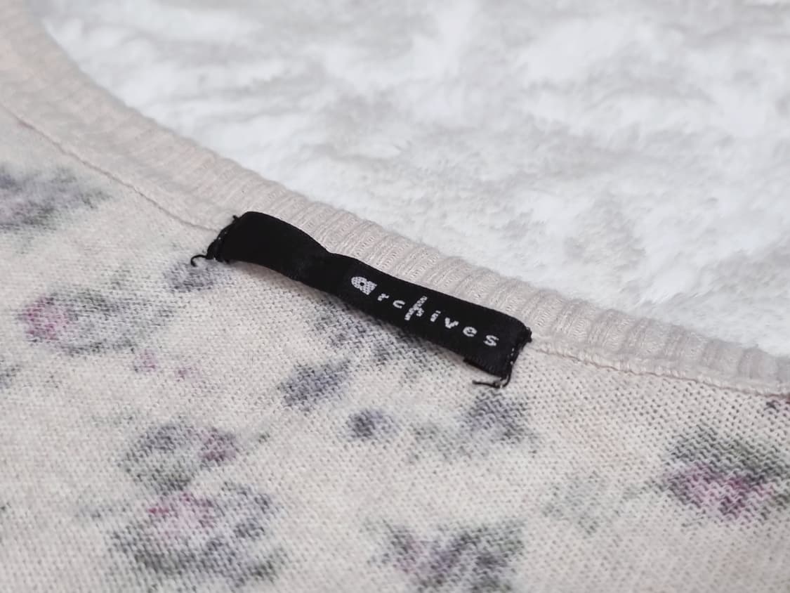 일본 빈티지 일브 플로럴 가디건 모리걸 상품이미지10