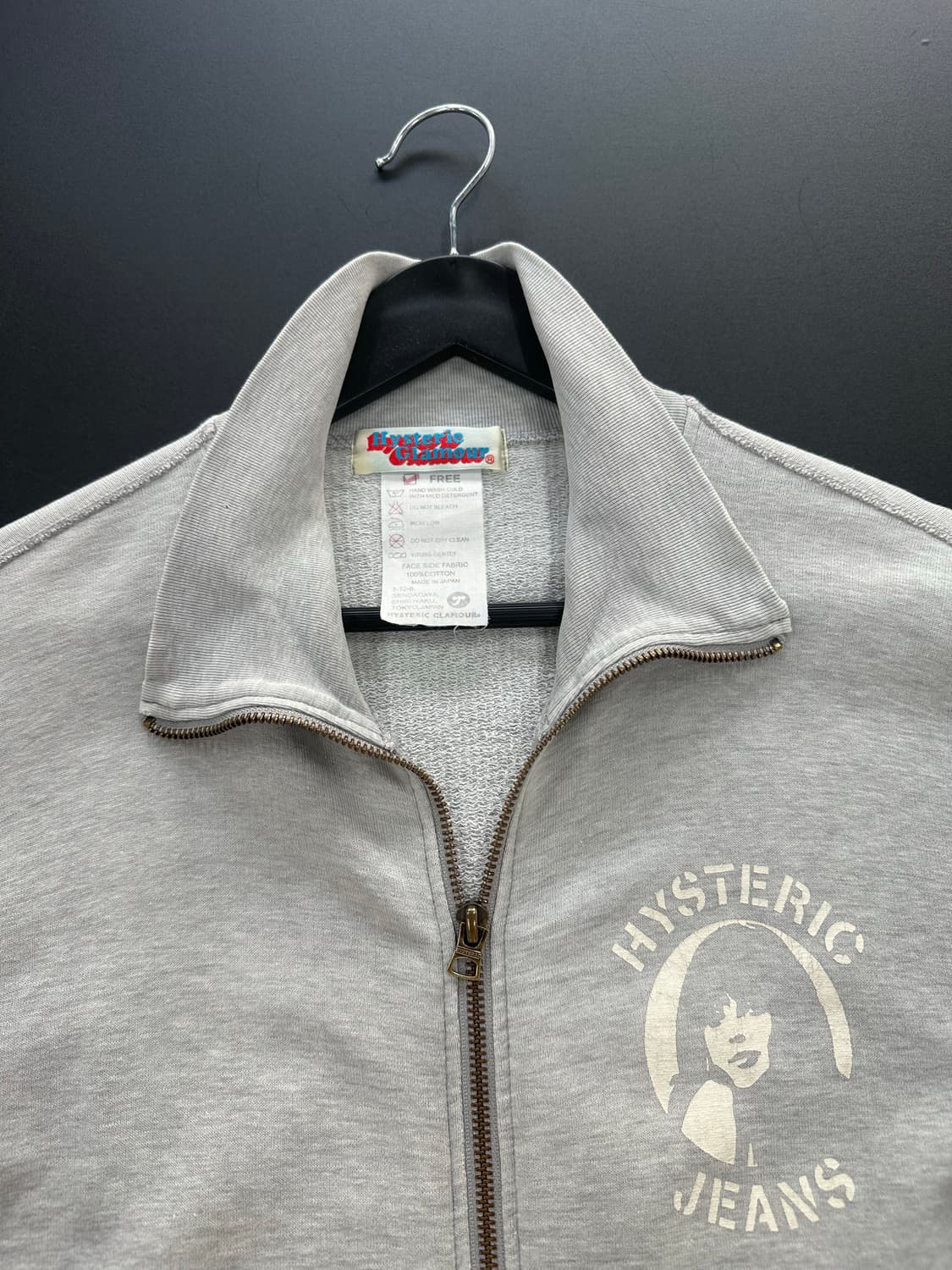 히스테릭글래머 히스걸 하이넥 투웨이 코튼집업 상품이미지7