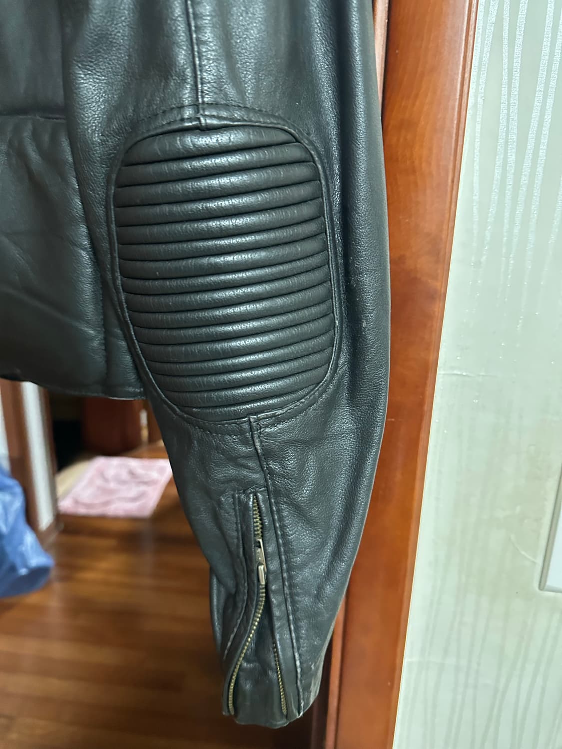 소가죽 가죽 레더 바이커 자켓 블랙 L 사이즈 상품이미지7