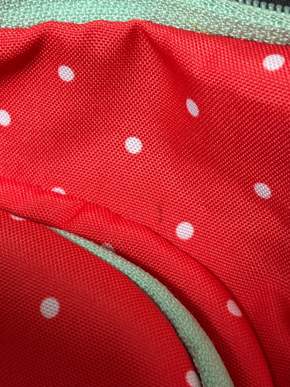 콜맨 빨강 민트 도트 미니 백팩 상품이미지7