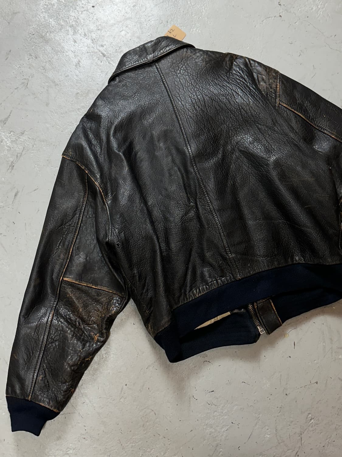 80's OG 빈티지 아비렉스 A2 레더 자켓 레더 봄버 상품이미지6