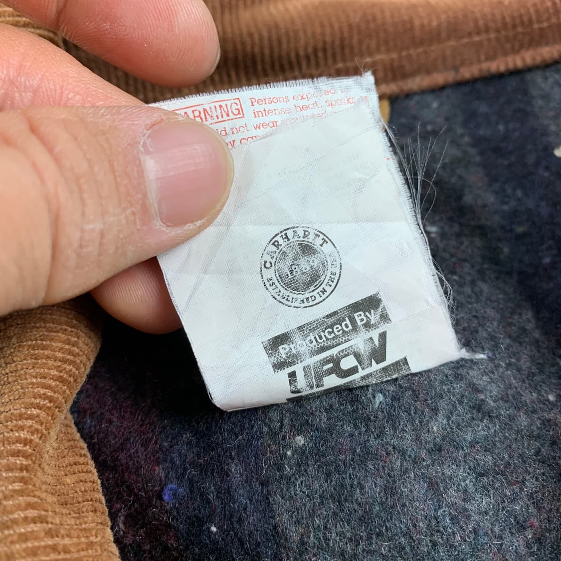 칼하트 패치로고 된장 액티브 덕 초어자켓  상품이미지6