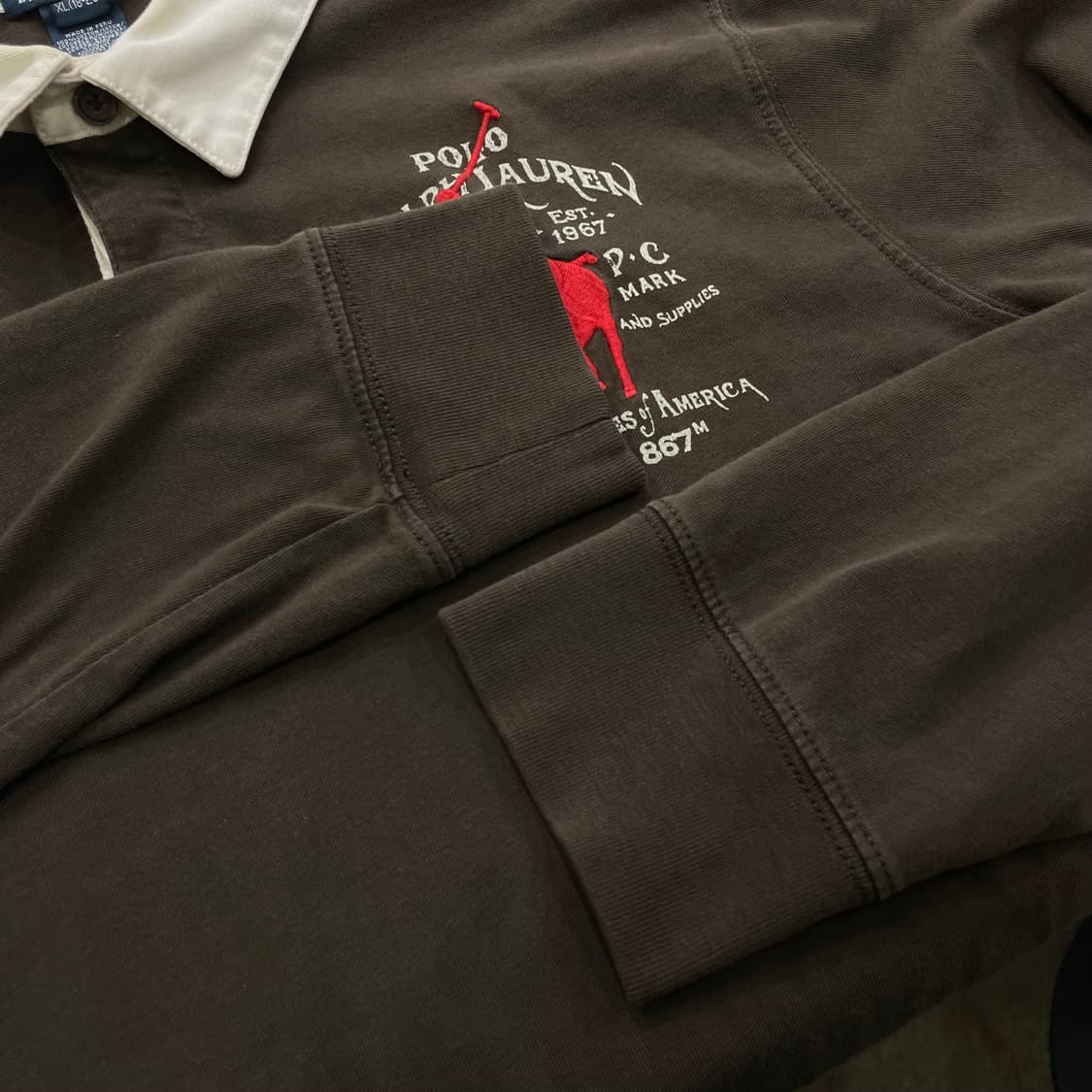 (XL) POLO 폴로 랄프로렌 카라 럭비티 빅포니 상품이미지7