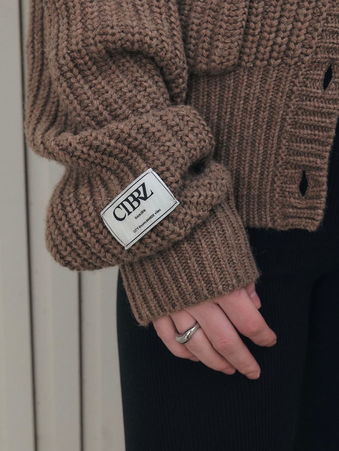 시티브리즈 투포켓 세일러 가디건 브라운 새상품 상품이미지9