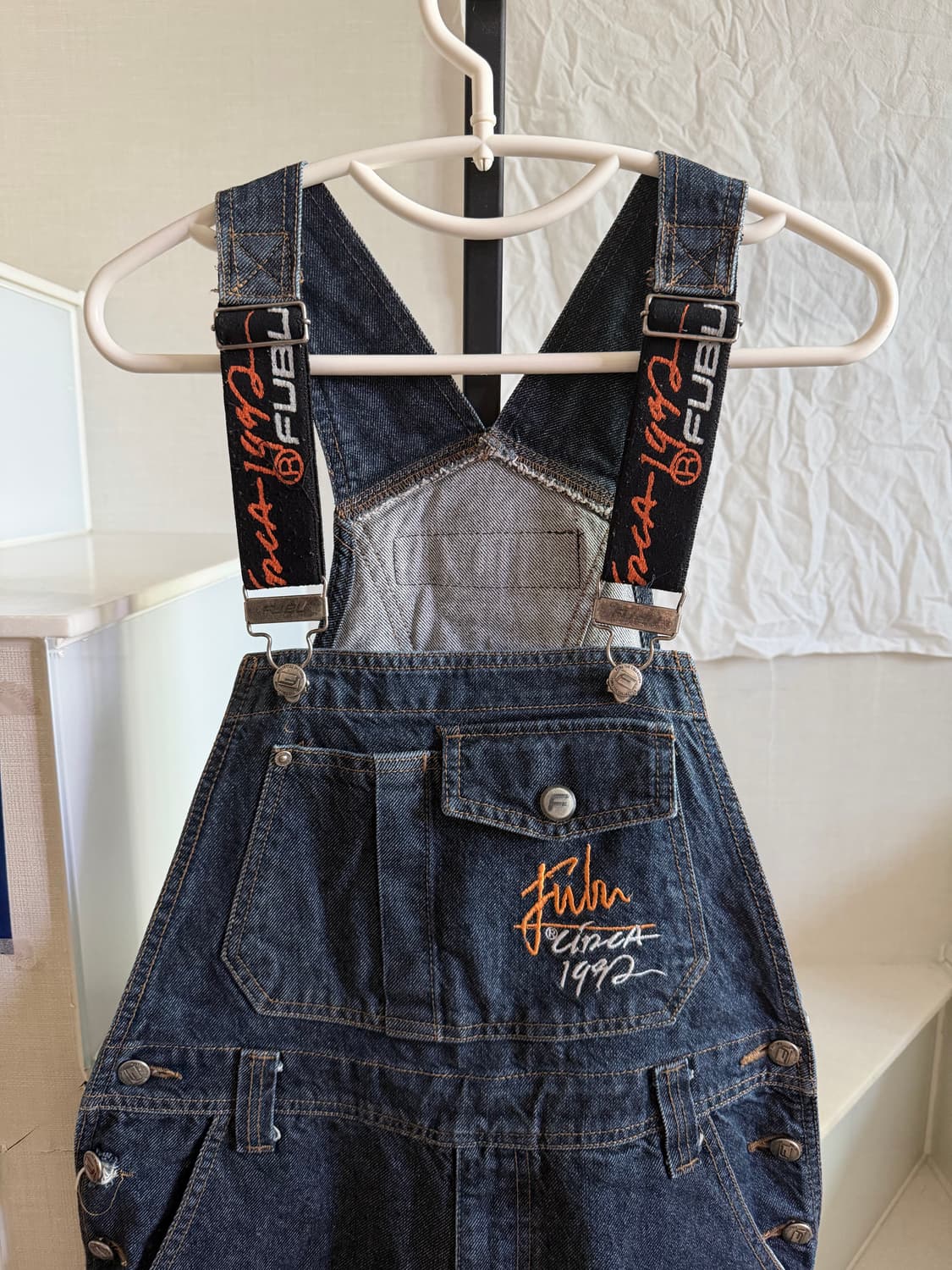 Fubu 오버롤 멜빵 데님 바지 상품이미지2