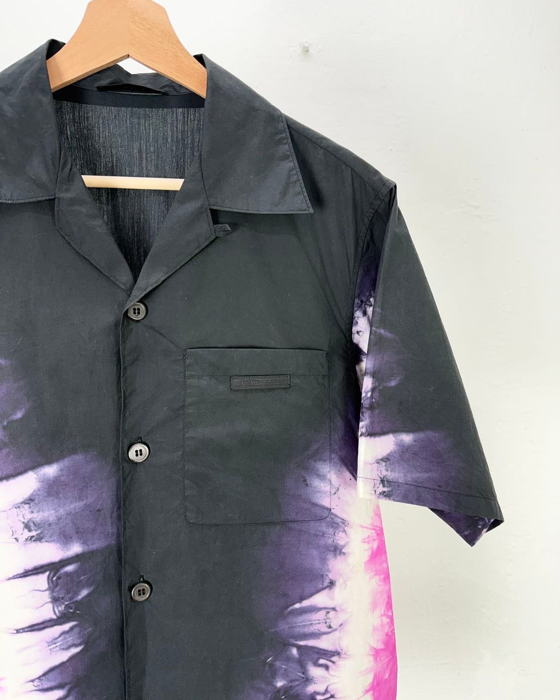 프라다 19ss 하프 타이다이 코튼 숏 셔츠 상품이미지3