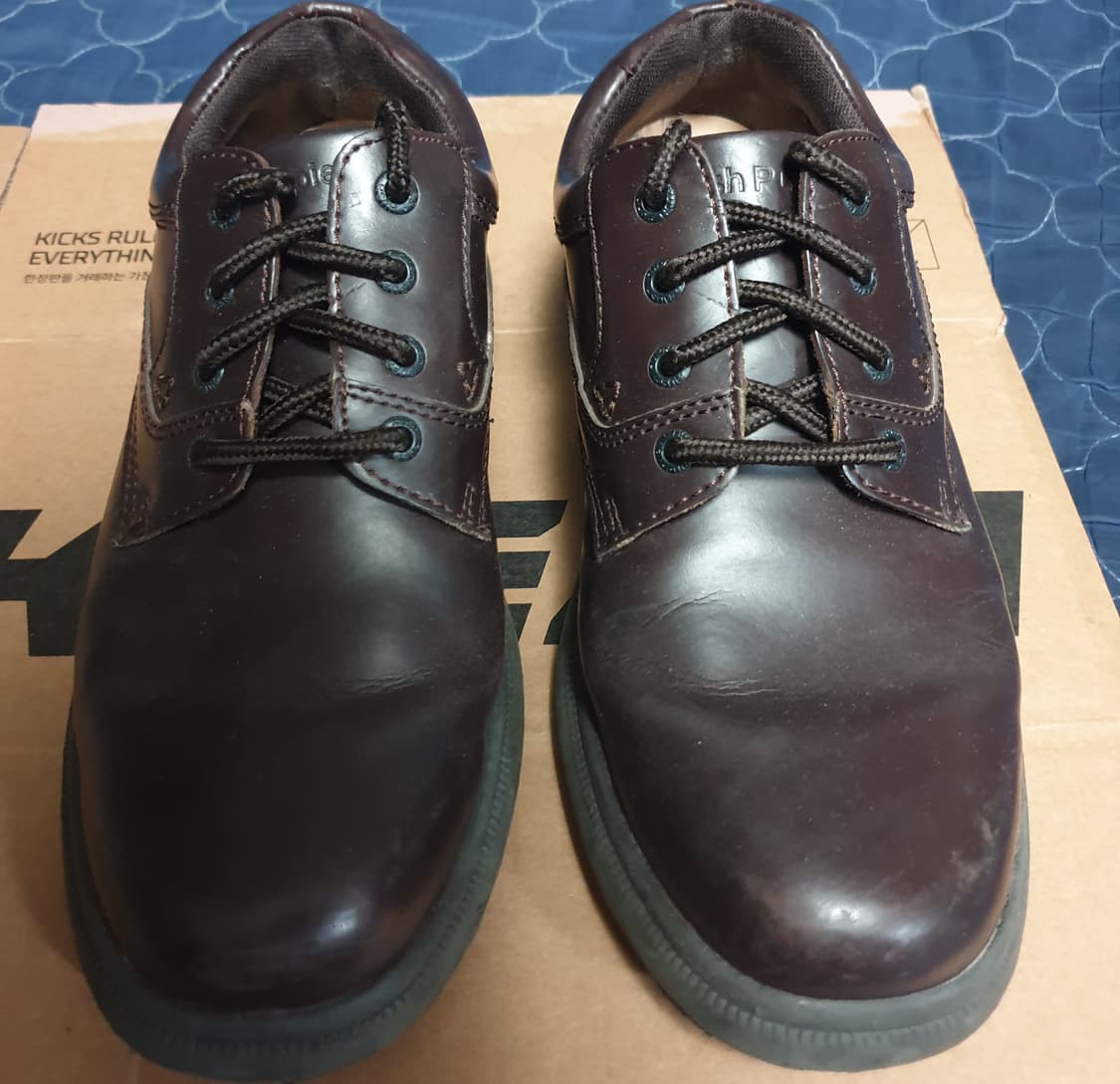 허쉬파피 초경량 클래식 레더 컴포트화 다크브라운 (285) 상품이미지3