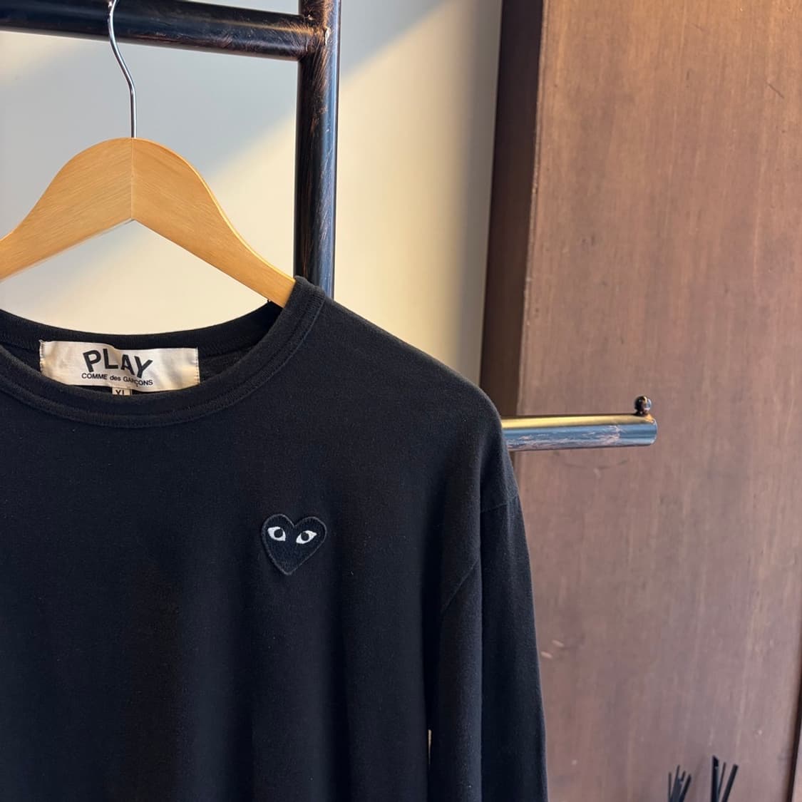 15031 - 꼼데가르송 블랙 롱슬리브 상품이미지3