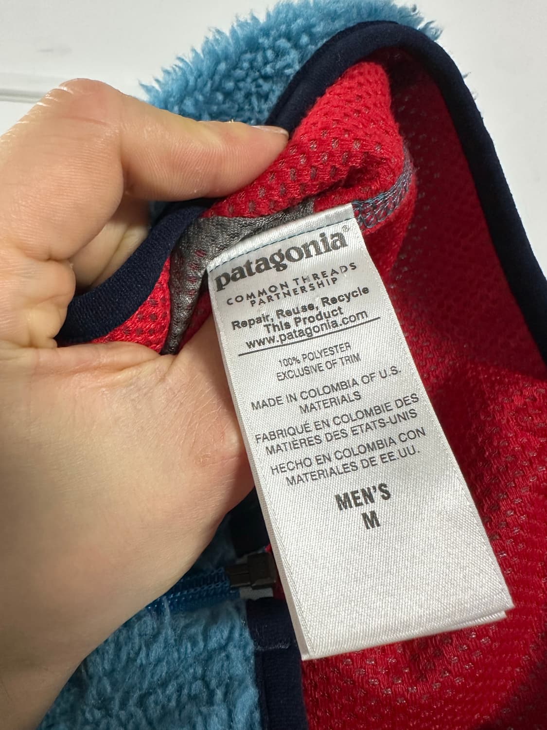 파타고니아 언더워터 블루 클래식 레트로 X 플리스 상품이미지4