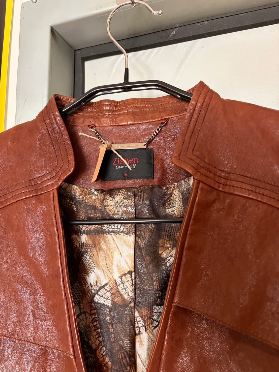 zishen 양가죽 레더자켓 상품이미지5