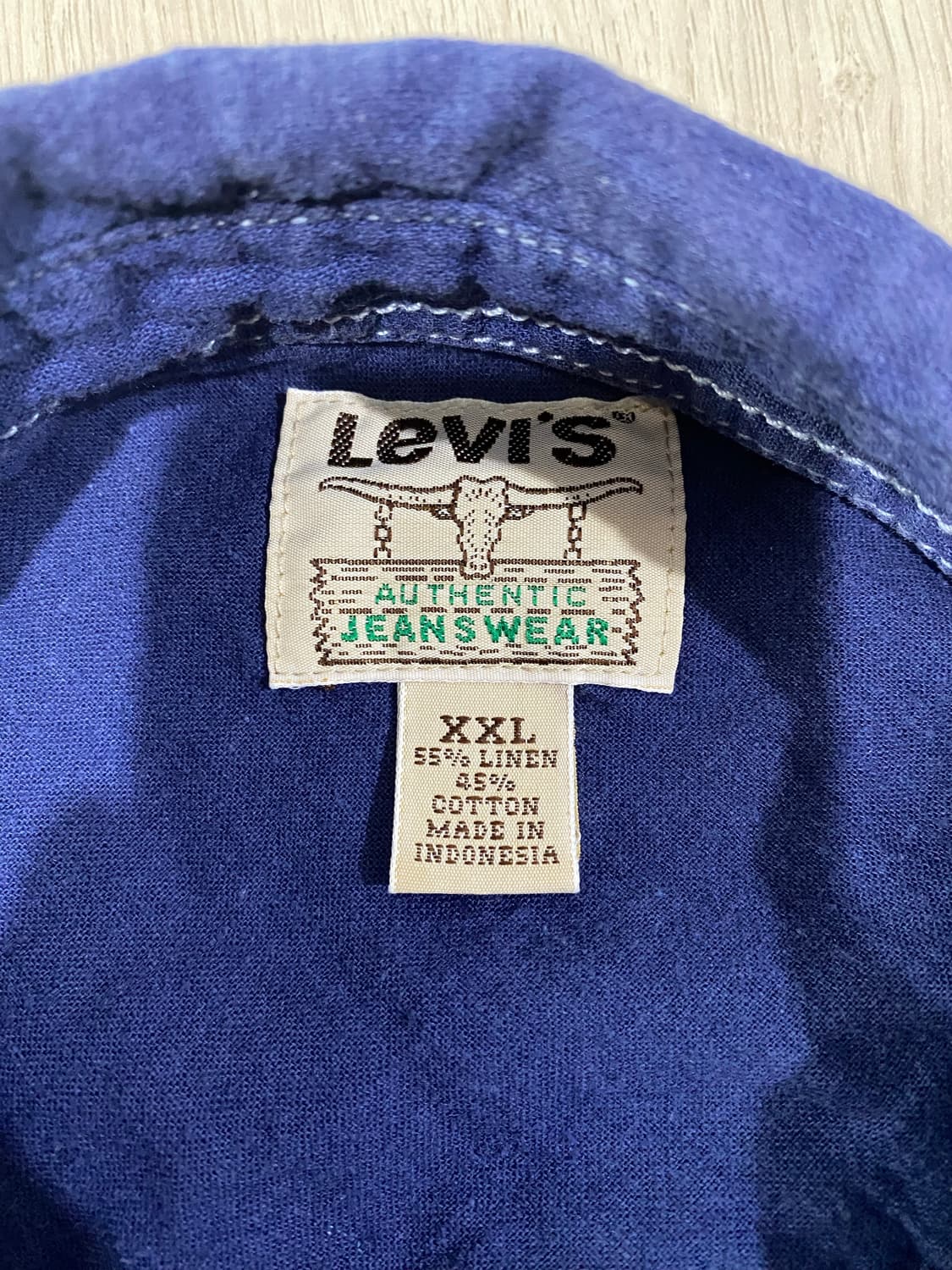 리바이스 린넨 웨스턴 셔츠 xxl 상품이미지6