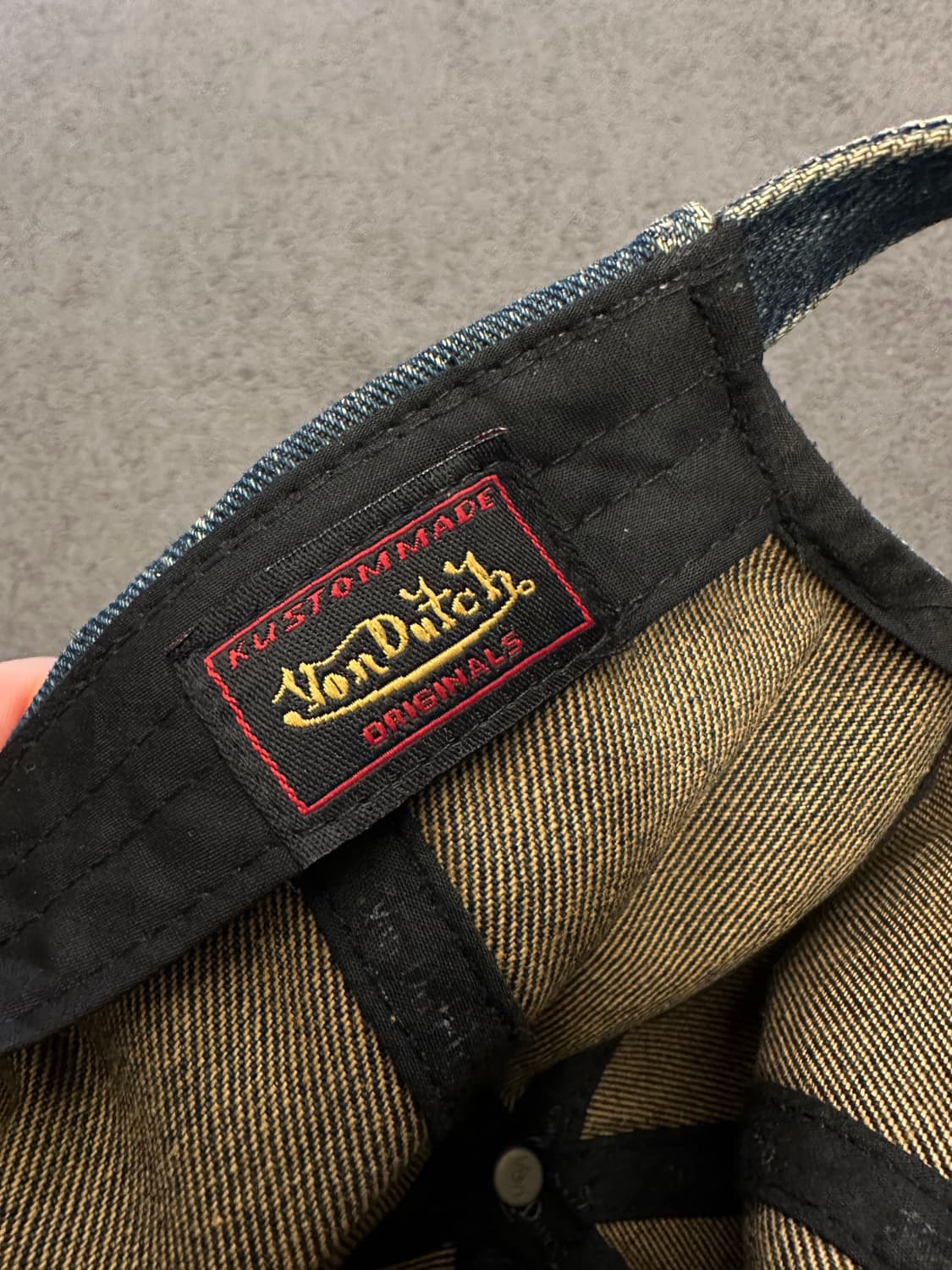 본더치 빈티지 데님 캡 처분  상품이미지3