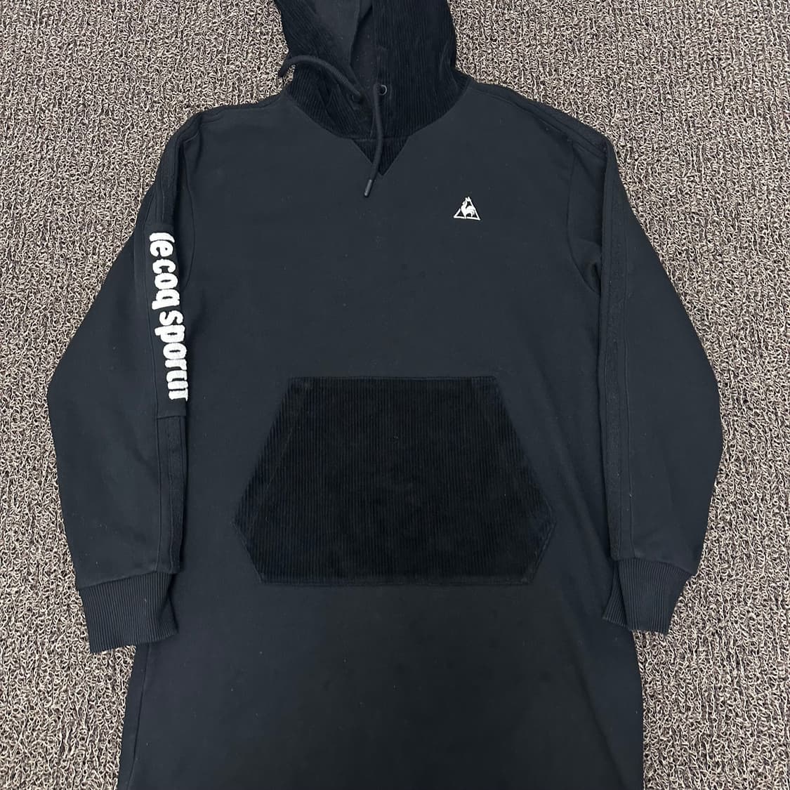 르꼬끄 여성 기모 롱 원피스 블랙 85(S) 상품이미지2