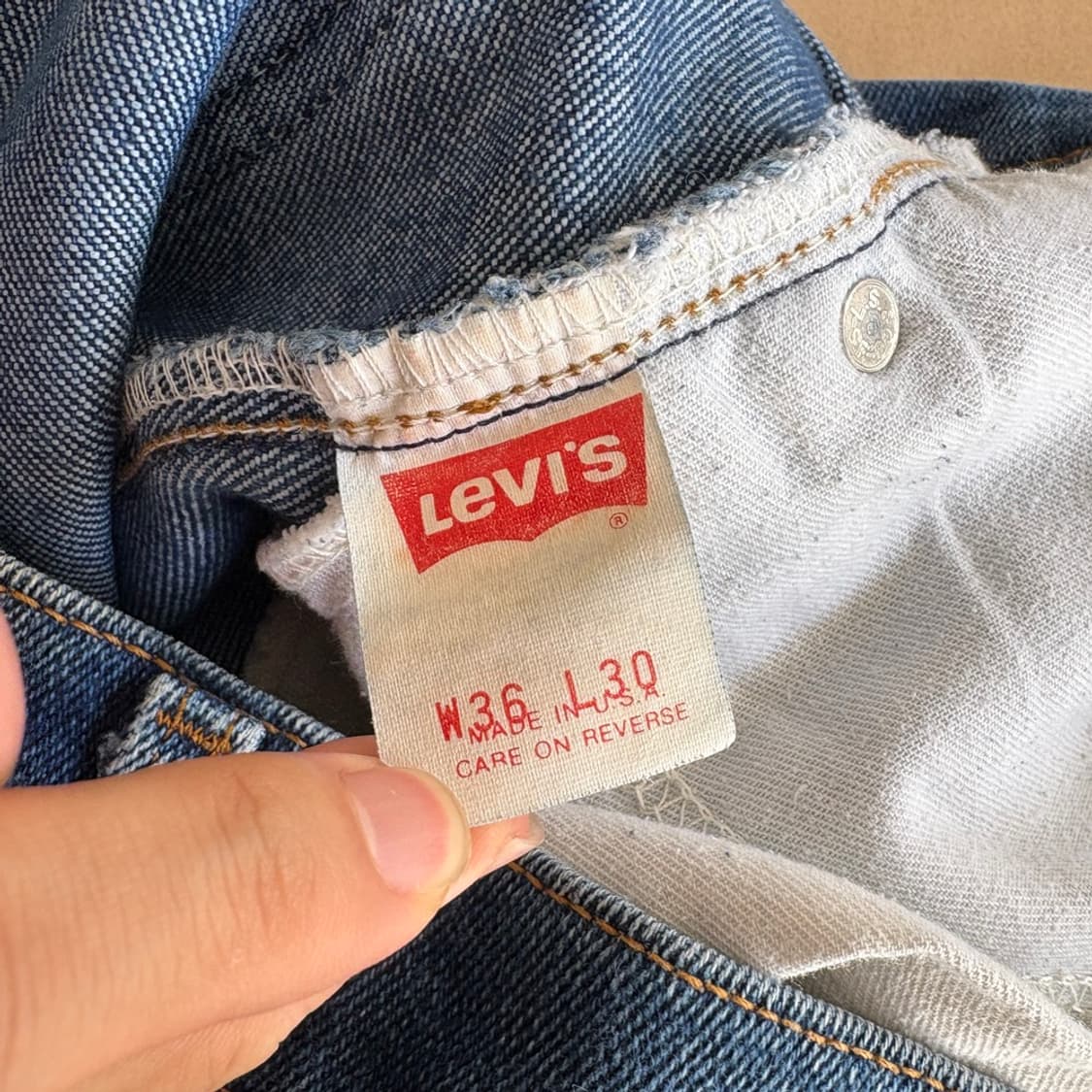 미국 제조 리바이스 데님 팬츠 상품이미지5