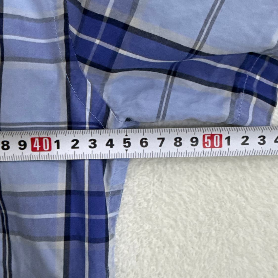 90 빈폴 슬림핏 체크패턴 반팔 셔츠 0416T 상품이미지5
