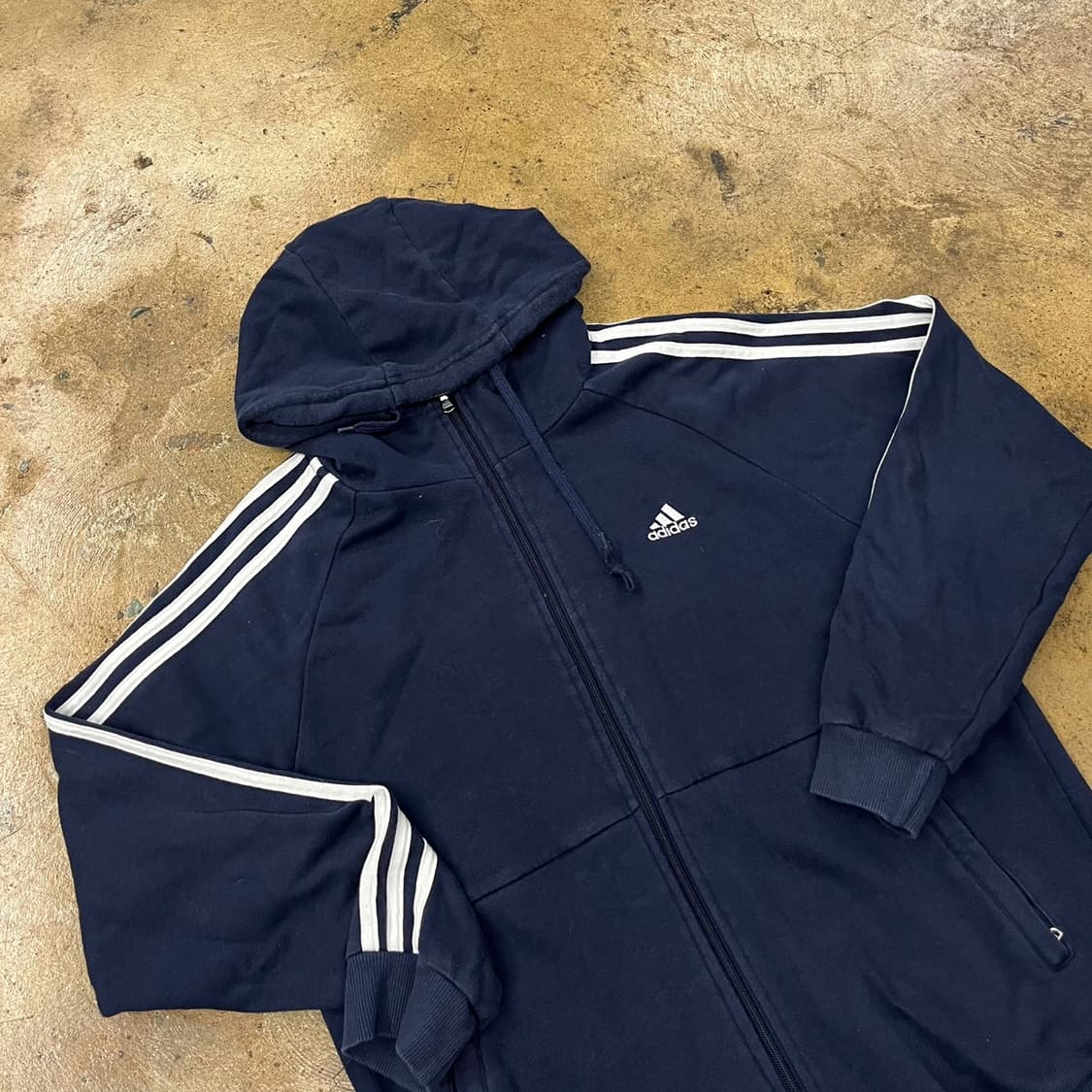 아디다스 네이비 트랙탑 후드집업 100 상품이미지1
