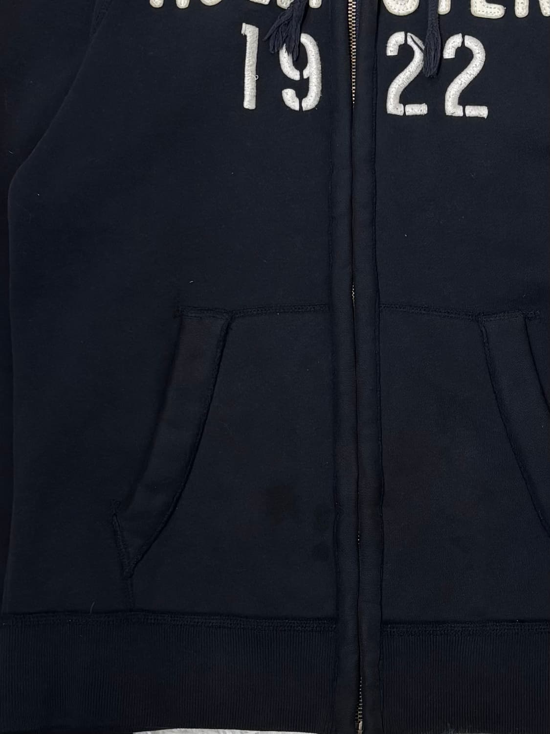 홀리스터 블랙 빅로고 후드집업 상품이미지6