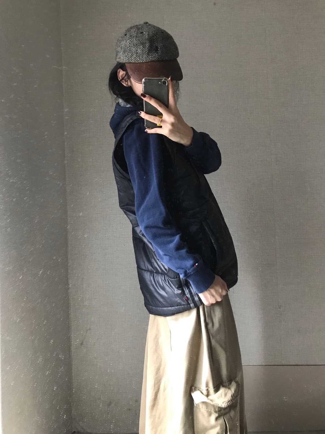 아디다스 블랙 그레이 패딩조끼 상품이미지3