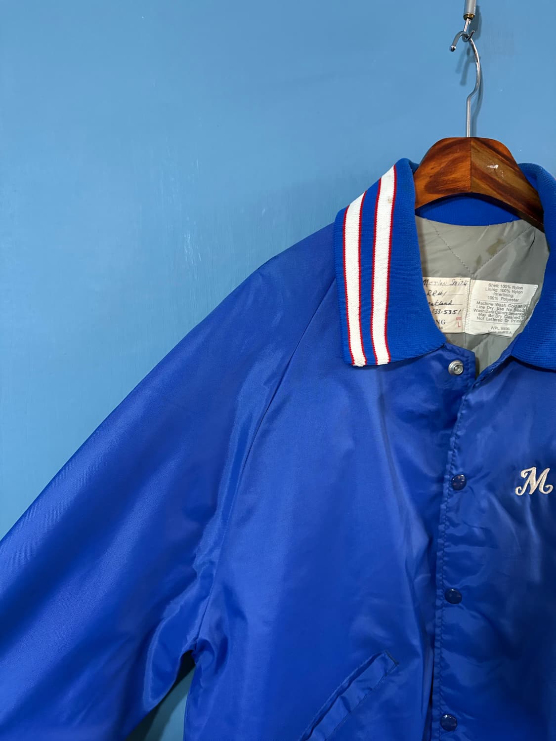 90‘s USA Delong Varsity Jacket.  상품이미지4