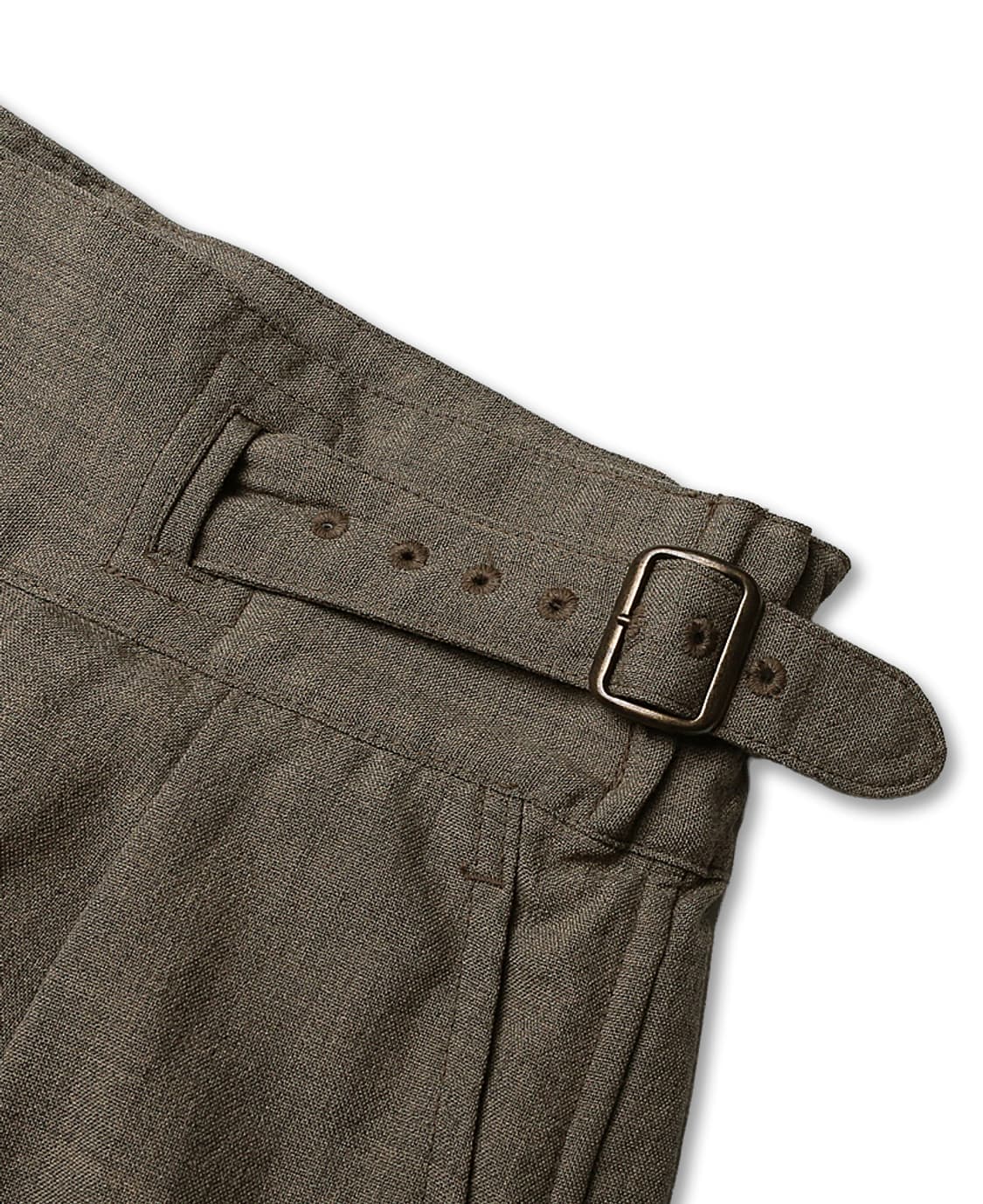 빔즈 플러스 [Beams +] 재팬 오리지날 패브릭 와이드 구르카 팬츠 상품이미지4