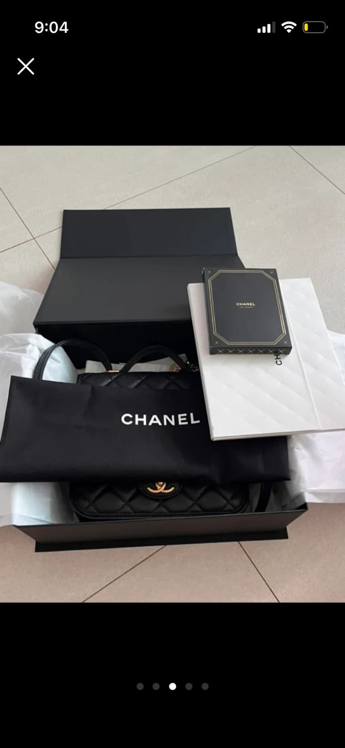 샤넬 백팩 블랙 새상품 상품이미지3