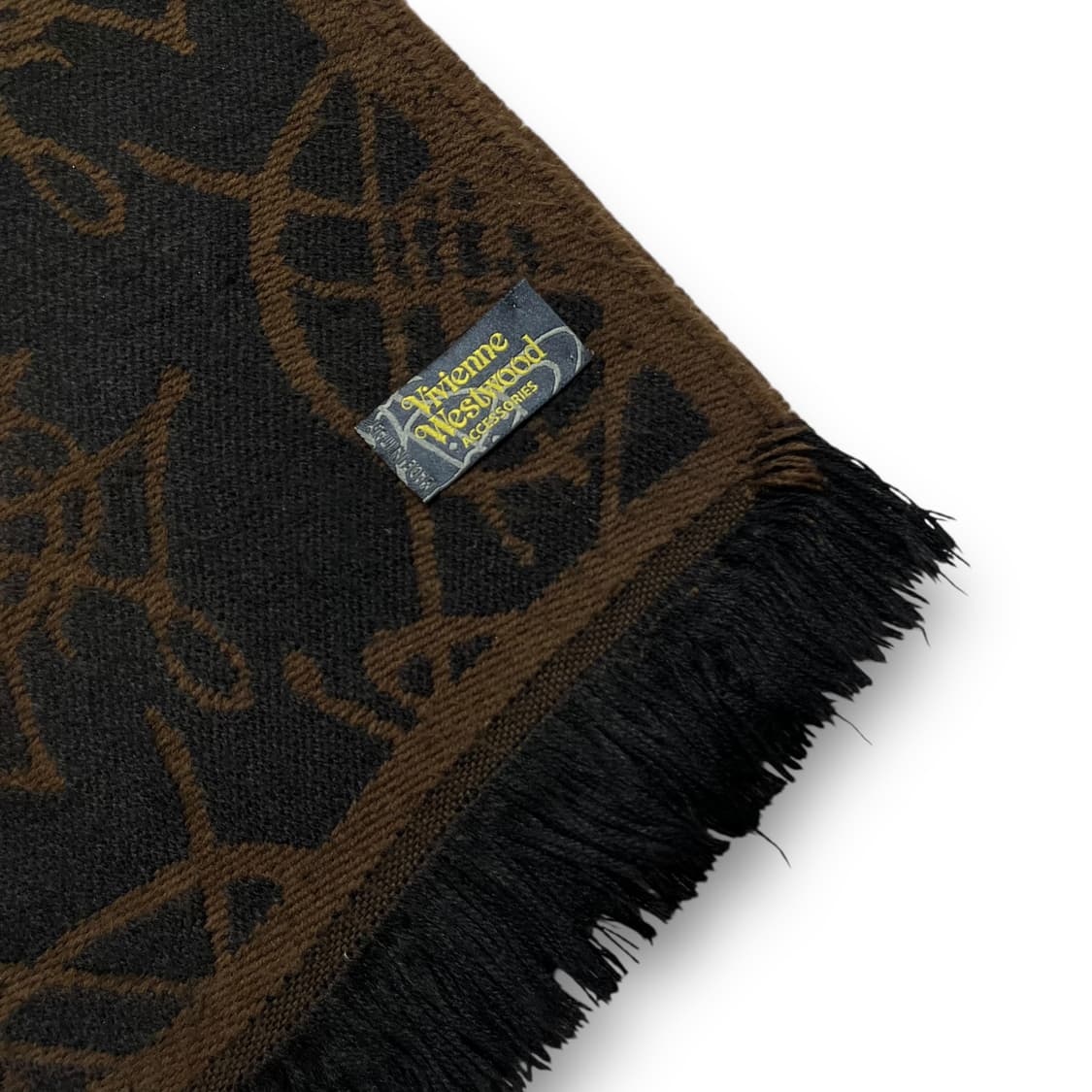 비비안 웨스트우드 ORB 오브 패턴 빈티지 머플러 상품이미지6