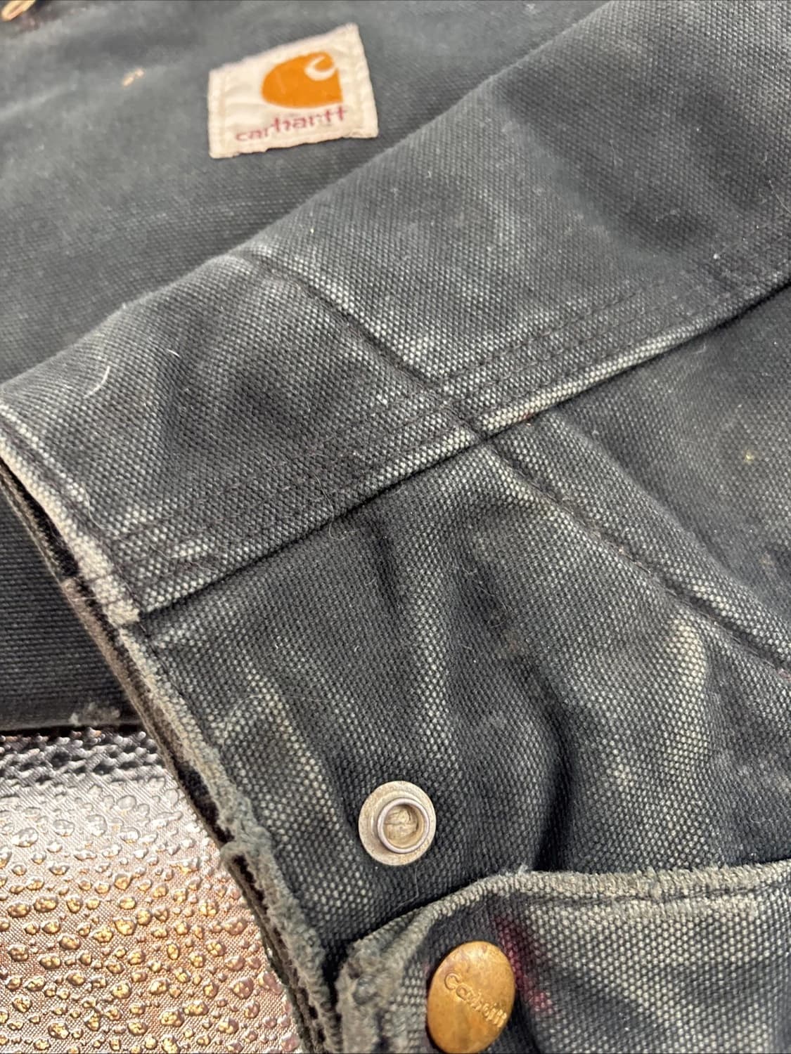 칼하트 J01 빈티지 디트로이트 자켓 블랙 상품이미지9