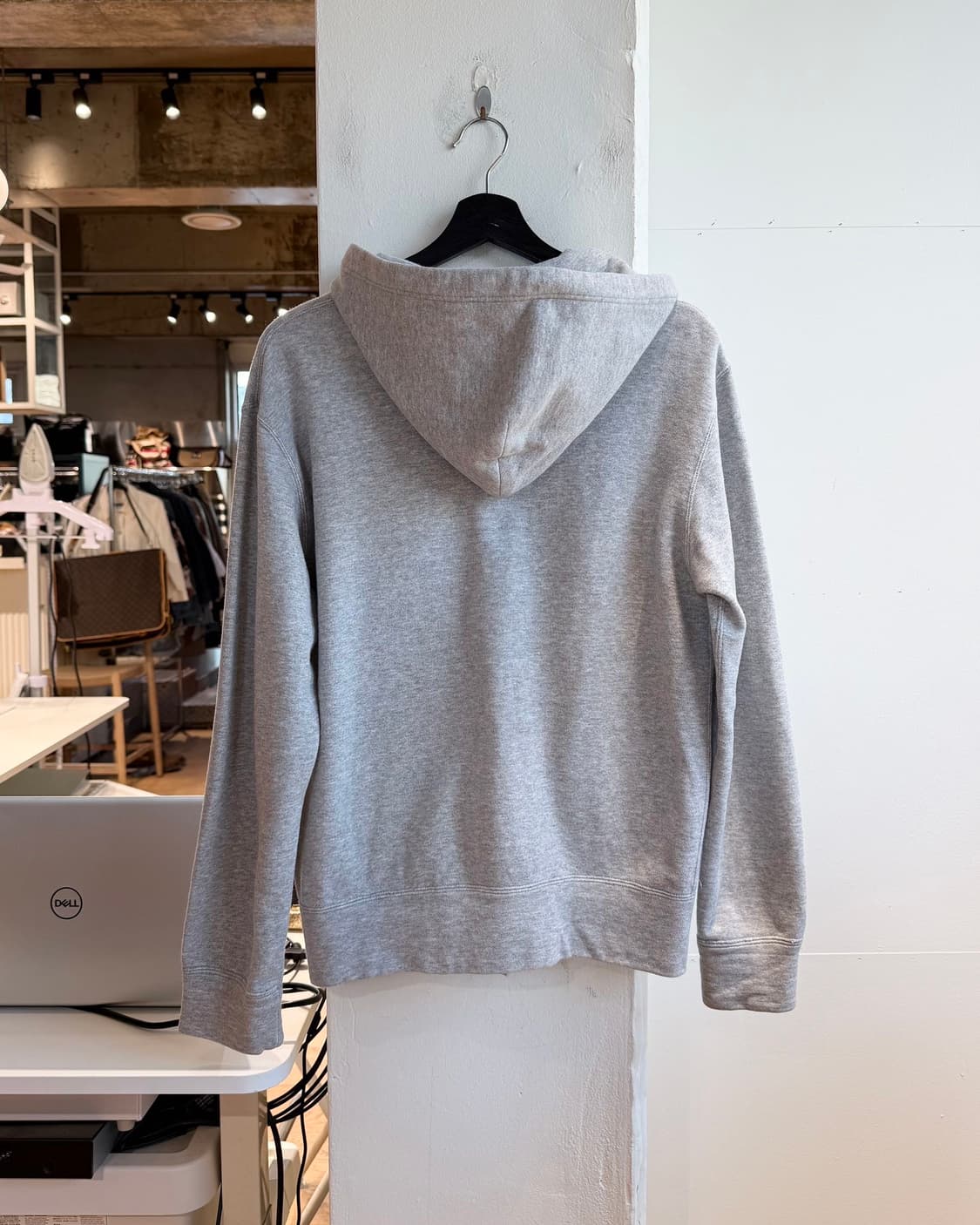 꼼데가르송 플레이 그레이 픽셀 하트 와펜 후드 집업  상품이미지7