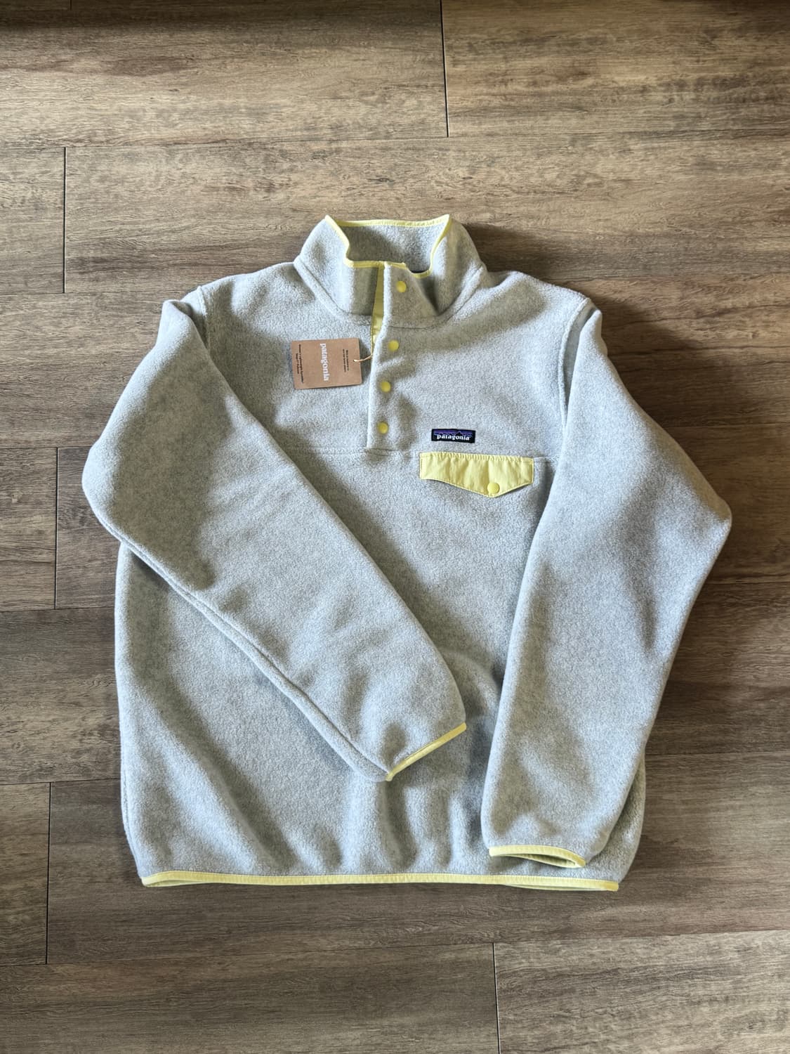 파타고니아 라이트웨이트 신칠라 스냅 T 플리스 풀오버 오트밀 우먼스 상품이미지1